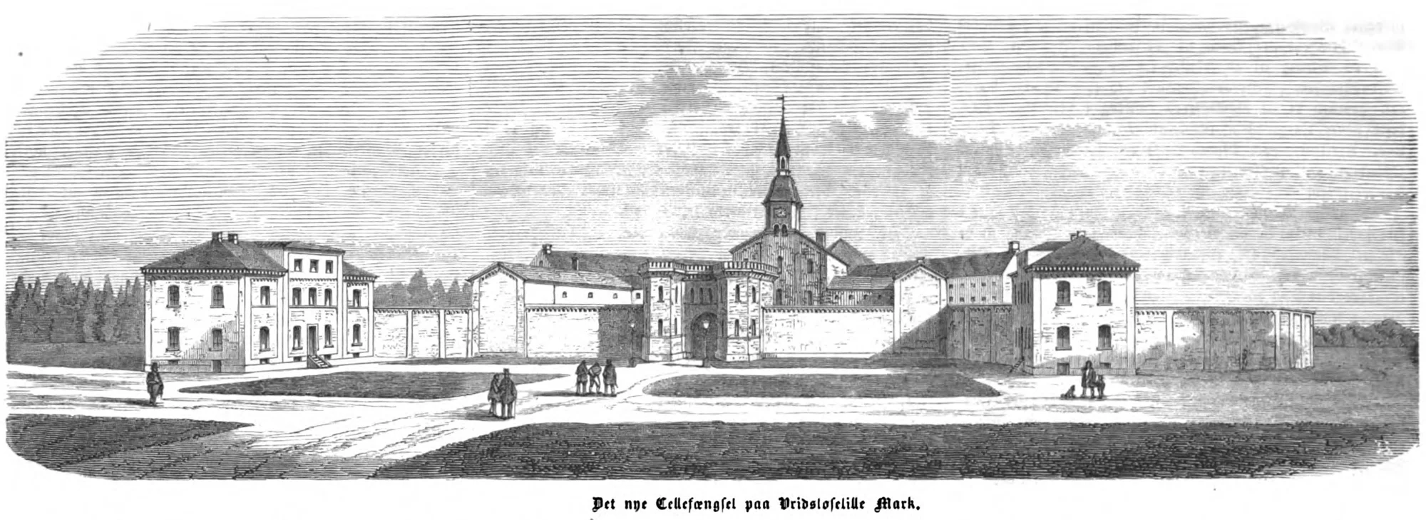 Illustreret Tidendes tegning af fængslet fra 1859